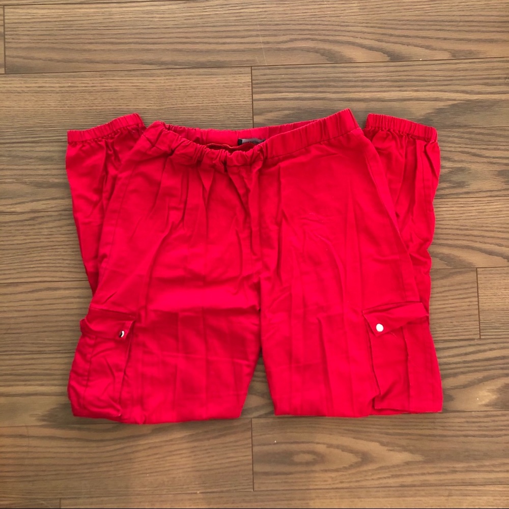 🔺Red Pretty Little Thing Cargo Joggers 🔺